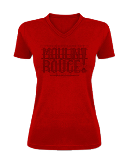 Moulin Rouge! the Broadway Musical Ladies Fitted T-Shirt 
