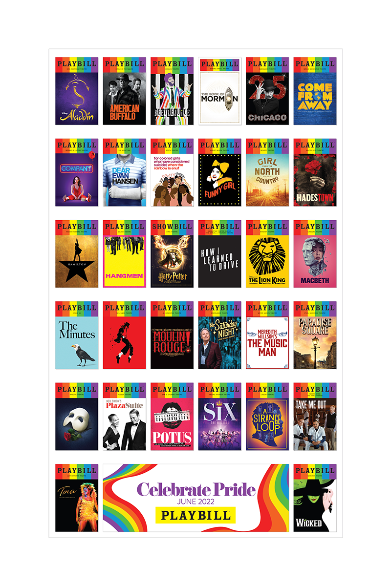 Tænke Produktivitet når som helst Playbill Pride 2022 Poster - Playbill Pride | PlaybillStore.com