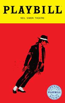 MJ the Musical Limited Edition Official Opening Night Playbill - Version 4 