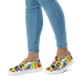 Playbill Covers Women's Slip-on Canvas Shoes in White - PB24SLIPONW-POD