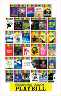 Playbill Pride 2018 Poster 