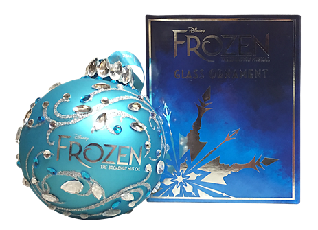 Frozen the Broadway Musical Glass Ball Ornament 