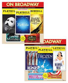 On Broadway: The 2019 and 2020 Playbill Wall Calendar Combo 