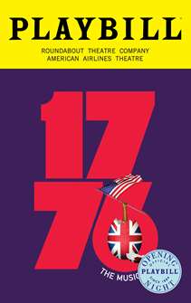 1776 Limited Edition Official Opening Night Playbill 