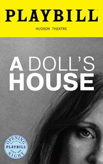 A Dolls House 2023 Revival Limited Edition Official Opening Night Playbill 