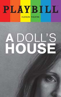 A Dolls House Revival Playbill with Limited Edition 2023 Rainbow Pride Logo  