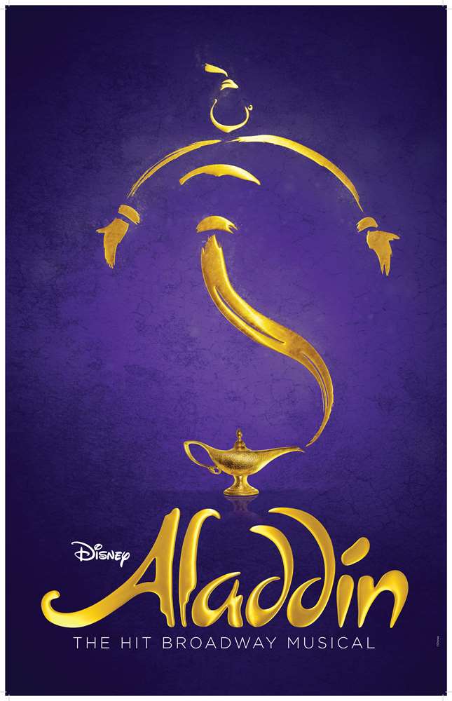 Image result for aladdin musical poster