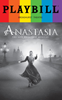 Anastasia - June 2017 Playbill with Rainbow Pride Logo 