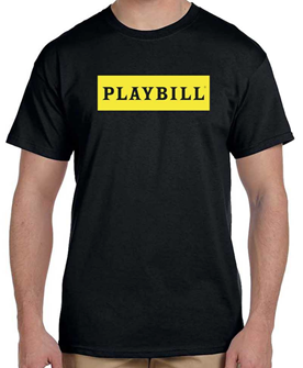 Black Playbill Logo T-Shirt 