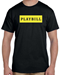 Black Playbill Logo T-Shirt - PBLOGOTEE