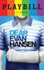 Dear Evan Hansen 2022 Playbill with Rainbow Pride Logo 