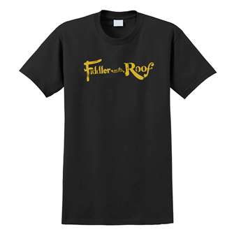 Fiddler On The Roof - Black Logo T-shirt 