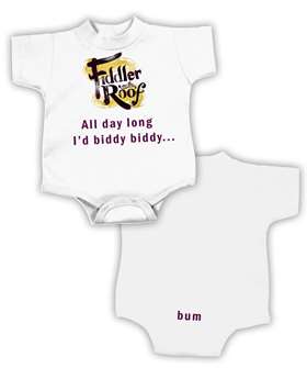 Fiddler on the Roof the Broadway Musical - Logo Onesie 