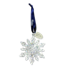 Frozen Glass Snowflake Ornament  - FROZ ORN
