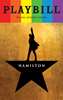  Hamilton 2022 Playbill with Rainbow Pride Logo 
