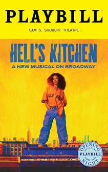 Hells Kitchen Limited Edition Official Opening Night Playbill 