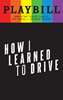 How I Learned to Drive 2022 Playbill with Rainbow Pride Logo 