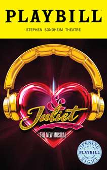 & Juliet Limited Edition Official Opening Night Playbill 