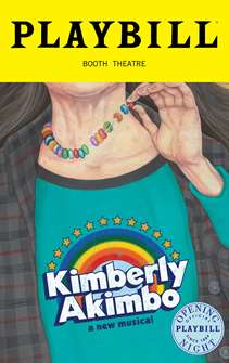 Kimberly Akimbo Limited Edition Official Opening Night Playbill 