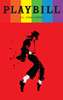 MJ the Musical 2022 Playbill with Rainbow Pride Logo 