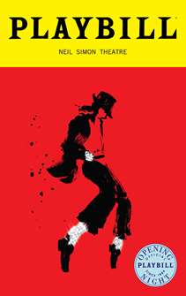 MJ the Musical Limited Edition Official Opening Night Playbill - Version 1 
