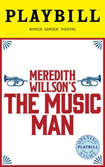 The Music Man Limited Edition Official Opening Night Playbill 2022 