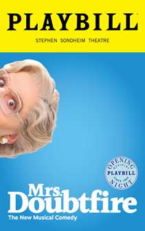 Mrs. Doubtfire the Musical, Limited Edition Official Opening Night Playbill  
