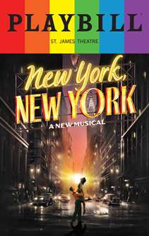 New York, New York A New Musical Playbill with Limited Edition 2023 Rainbow Pride Logo 