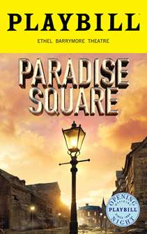 Paradise Square Limited Edition Official Opening Night Playbill    