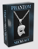 Phantom of the Opera the Broadway Musical -  Silver Rhinestone Phantom Mask Necklace 
