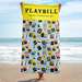 Playbill Blue Beach Towel - POD Playbill Blue Towel-60da2f1b5101d4