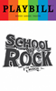 School of Rock - June 2017 Playbill with Rainbow Pride Logo 