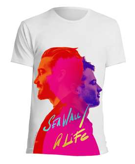 Sea Wall/A Life White Logo T-Shirt - Signed 