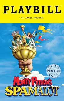 Spamalot 2023 Broadway Revival Limited Edition Official Opening Night Playbill 