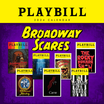 The 2024 Playbill Wall Calendar - Broadway Scares 
