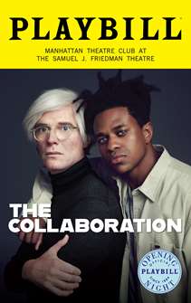 The Collaboration Limited Edition Official Opening Night Playbill 