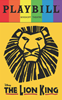 The Lion King - June 2017 Playbill with Rainbow Pride Logo 