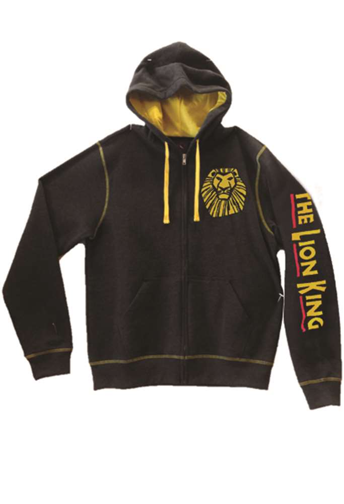 Zip Hoodie King Heather King Musical - The Broadway Lion Lion the The