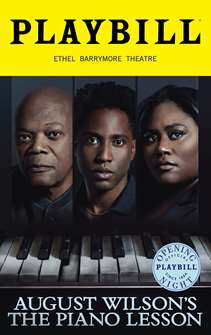 The Piano Lesson Limited Edition Official Opening Night Playbill 
