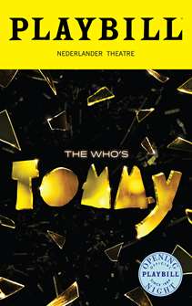 The Whos Tommy Limited Edition Official Opening Night Playbill  