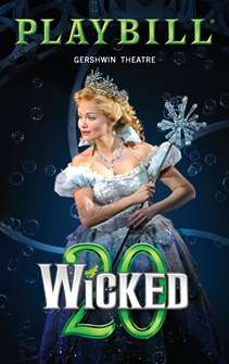 Wicked 20th Anniversary Limited Edition Playbill - October 29, 2023 Matinee  