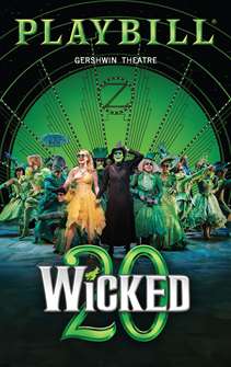 Wicked 20th Anniversary Limited Edition Playbill - October 30, 2023  