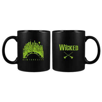 Wicked The Broadway Musical NYC Coffee Mug  