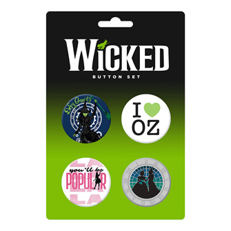 Wicked the Broadway Musical - Button Card 