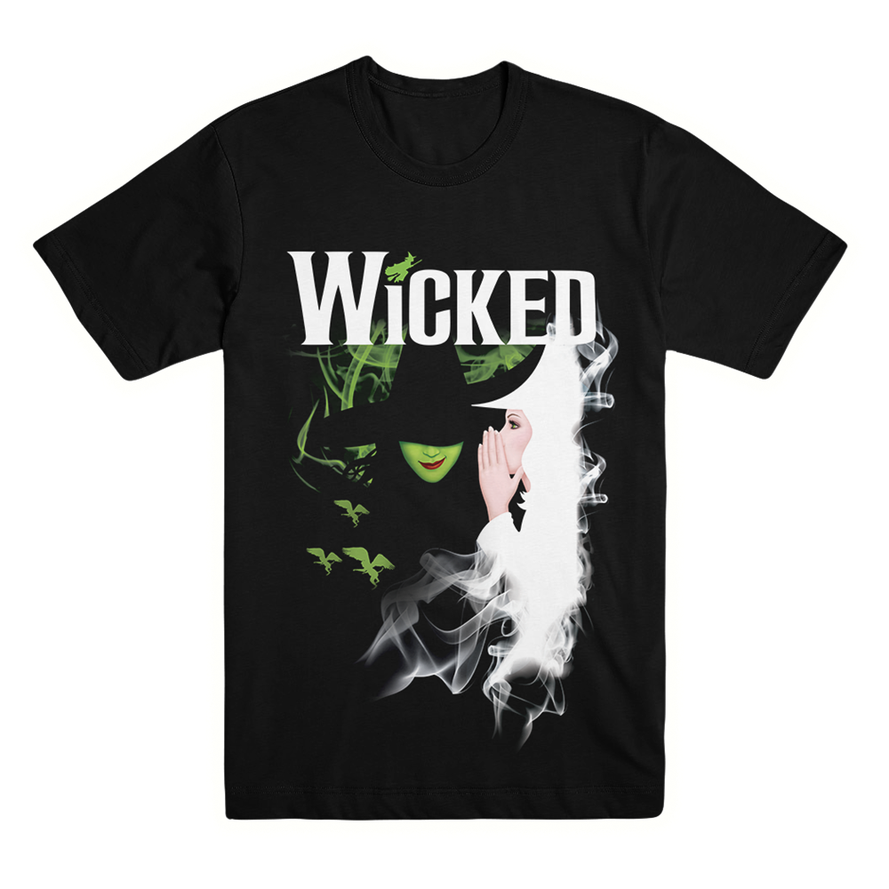 Wicked The Broadway Musical Sketch Logo T Shirt Wicked Playbillstore Com