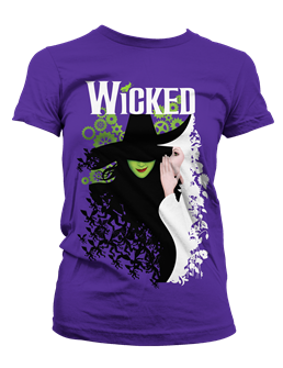 Wicked the Broadway Musical - Two Witches Ladies T-Shirt 