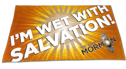 The Book Of Mormon Broadway Musical Salvation Beach Towel