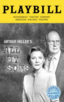 All My Sons Limited Edition Official Opening Night Playbill 2019 Revival 