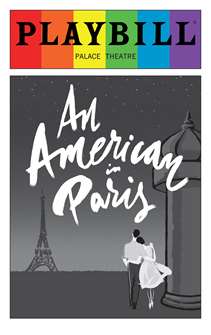 An American in Paris - June 2016 Playbill with Rainbow Pride Logo 