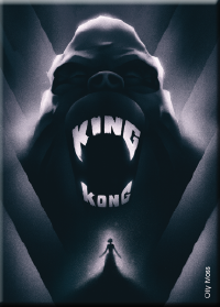 King Kong the Broadway Musical Roar Magnet 